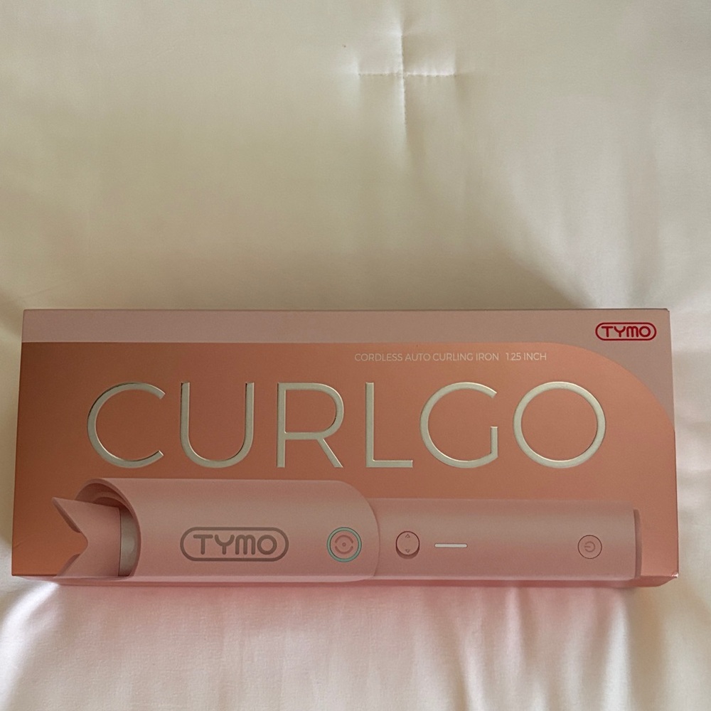 TYMO CurlGo Pink Cordless Auto Curling Iron